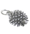 Hedgehog sterling silver charm .925 x 1 Hedgehogs Hedge Hog charm