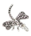 Dragonfly sterling silver charm .925 x 1 Dragon Fly Dragonflies charm