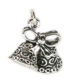 Wedding Bells sterling silver charm .925 x 1 Bröllop Äktenskap charm