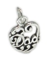 Dad Sterling Silber Charme - klein .925 x 1 Dads Charms