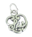 Schwester Sterling Silber Charm .925 x 1 Schwester Schwestern Charms