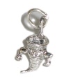 Cyklon orkan sterling silver charm .925 x 1 Wild Weather charm