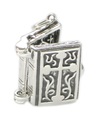 Bibel öffnen Sterling Silber Charm .925 x 1 Bibel Charms