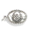 Charm de plata esterlina para sombrero de mujer .925 x 1 Charms de sombreros de señora