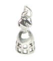 Breloque en argent sterling de forme de robe .925 x 1 Breloques de confection