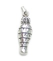 Ägyptische Mumie Sterling Silber Charm .925 x 1 Ägyptische Mumien Mumien