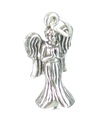 Dije de plata de ley de ángel rezando .925 x 1 dijes de oración sagrada de ángeles