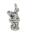 The Thinker charm i silver .925 x 1 Rodin Poeten Dante