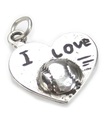 I Love Baseball berlock i sterlingsilver .925 x 1 basbollsberlock