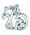 Luck Chinese symbol character .925 x 1 Lucky China charms