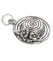 Hut Sterling Silber Charm .925 x 1 Hüte Kleidung Charms