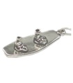 Charm de plata esterlina para tabla de wakeboard Charms de tabla de wakeboard de deporte acuático