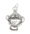 Breloque en argent sterling pour cantine à boissons .925 x 1 Breloques à boire