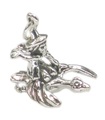 Mother Goose sterling silver charm .925 x 1 Nursery rhyme charms