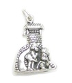 Charm de plata esterlina de Jack y Jill .925 x 1 Charms de canciones infantiles