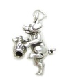 Denna lilla Piggy berlock i sterlingsilver .925 x 1 barnrams charm