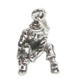 1 2 Buckle My Shoe Sterling Silber Charm .925 x 1 Kinderreim Charms