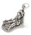 Liten pojke Blå charm i sterling silver .925 x 1 Barnrams charm