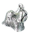 Shih Tzu sterling silver charm .925 x 1 Shitsu ShihTzu Dog charms