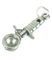 Ice Cream scoop sterling silver charm .925 x 1 Icecream Ices scoops