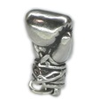 Gant de boxe pendentif à breloque en argent sterling .925 x 1 Gants de boxeur