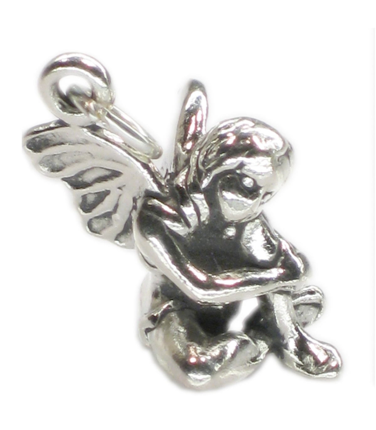 Fairy sterling silver berlock .925 x 1 älvor charms hänge