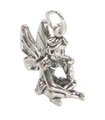 Ciondolo fascino fata in argento sterling .925 x 1 ciondoli charms faires