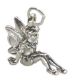 Pendentif fée en argent sterling .925 x 1 faires charms pendentifs