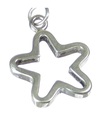 Open Star berlock i sterling silver .925 x 1 Stars berlocker