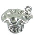 Chefs Hat sterling silver charm .925 x 1 Chef Hats Toque Dodin Bouffant