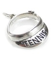 Tennis Visir charm i sterling silver .925 x 1 Sportsberlocker