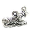 Ram - Ziege Sterling Silber Charm .925 x1 Rams Goats Widder Sternzeichen Charms