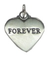 Colgante de plata de ley FOREVER .925 x 1 Charms de la eternidad