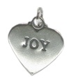 JOY pendentif à breloque en argent sterling .925 x 1 breloques de bonheur