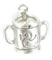 Baby Sipper Cup charm i sterling silver .925 x 1 Babys Babies Cups berlocker