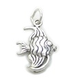 Angel Fish charm i sterling silver .925 x 1 Fishes berlocker