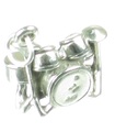 Set di batteria charm in argento sterling .925 x 1 Drums Drumkit charms