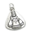 Charm de plata esterlina de Santo Niño .925 x 1 Charms de estatuas sagradas