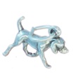 Charm para perro de plata de ley American Fox Hound .925 x1 Charms de perros de caza