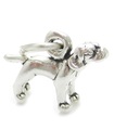 Pointer Dog sterling silver Liten charm .925 x 1 Pekare hundar charm