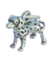 Dalmatien sterlng argent petit chien charme .925 x1 Dalmations chiens charmes