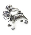 Pug Dog TINY charm i sterling silver .925 x 1 Pugs Dogs charm