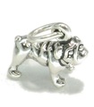 Bull Dog Bulldog sterling silver Liten charm .925 x 1 Bulldogs berlocker