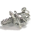 Chainsaw sterling silver charm .925 x 1 Chain Saw Chainsaws charms