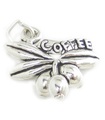 Kaffeepflanze Sterling Silber Charm .925 x 1 Drinks Drinking Charms