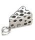 Swiss Cheese sterling silver charm .925 x 1 Cheeses charms