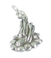 Camp Fire charm i sterlingsilver 2D .925 x 1 Campingeldar