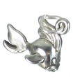 Charm Goldfish de plata esterlina .925 x 1 Charms Gold Fish Fish