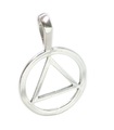 Recovery sterling silver pendant .925 x 1 Healing pendants