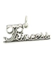 Prinzessin Sterling Silber Anhänger - Charm .925 x 1 Prinzessinnen Charms